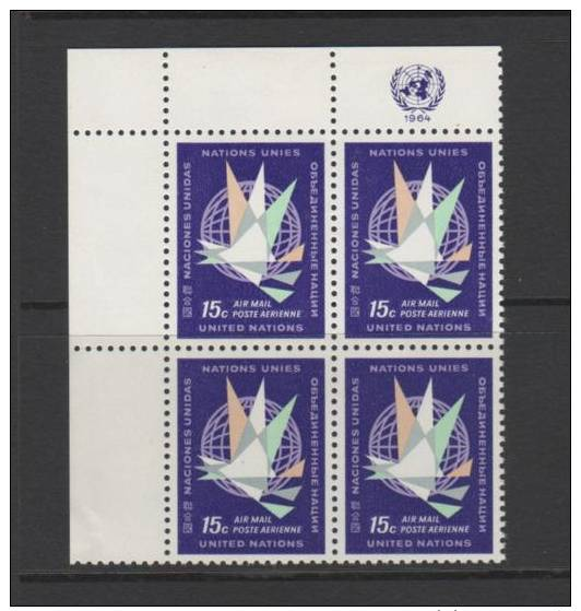 UNITED NATIONS / New York...INSCRIPTION BLOCK(S)...MNH...airmails - Other & Unclassified