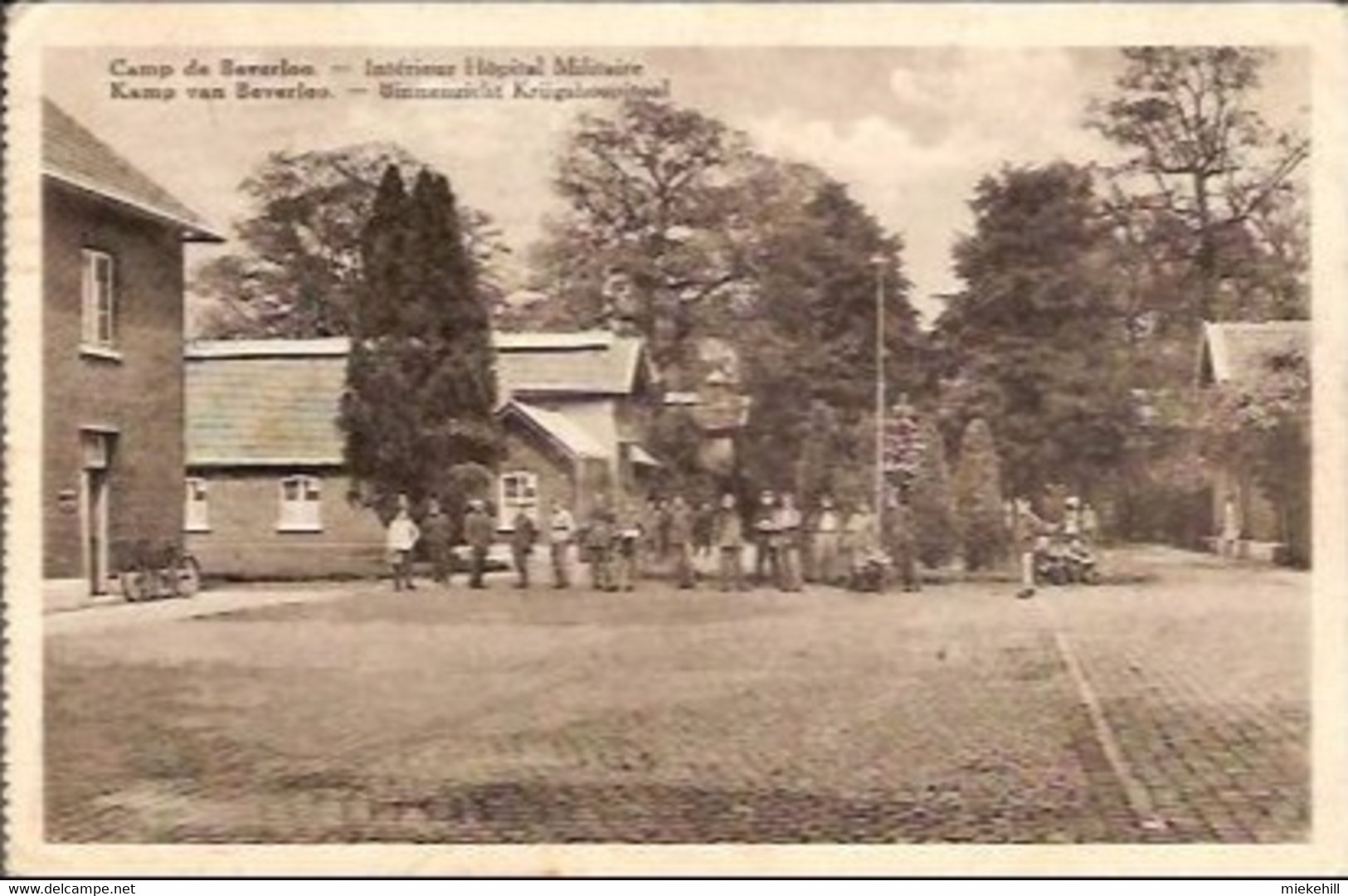 CAMP DE BEVERLOO-INTERIEUR HOPITAL MILITAIRE-BINNENZICHT KRIJGSHOSPITAAL-military - Beringen