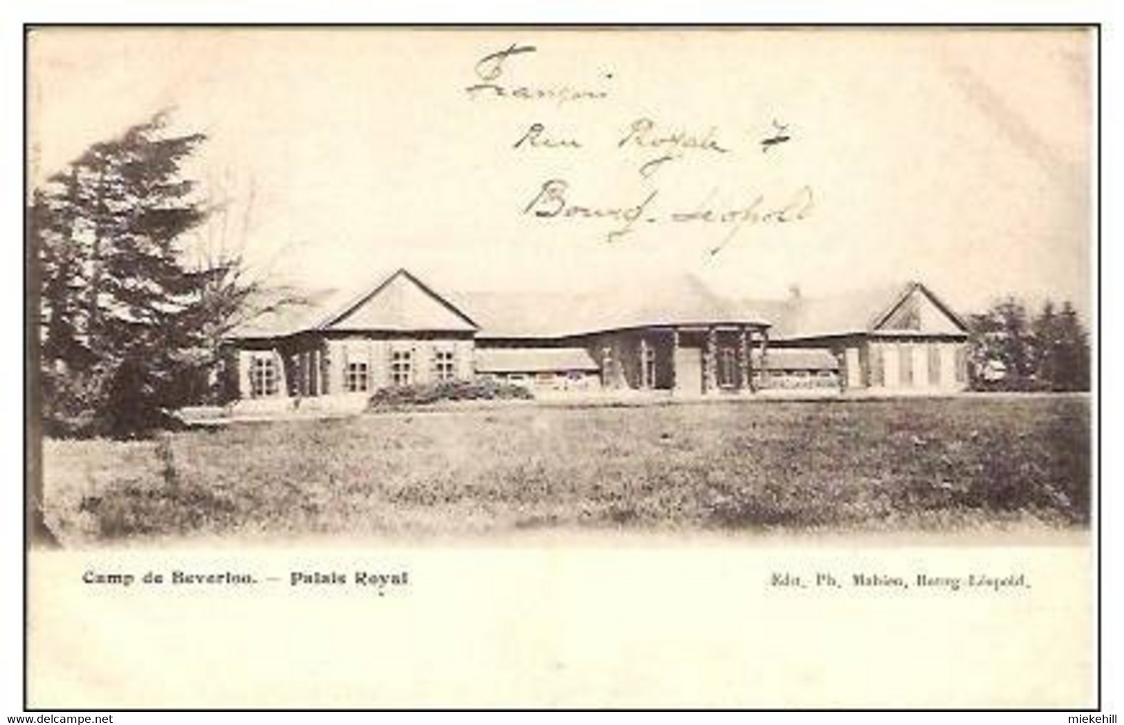 CAMP  MILITAIRE DE BEVERLOO-PALAIS  ROYAL- - Leopoldsburg (Beverloo Camp)