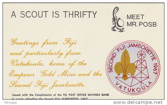 Fiji-1967 Second Fiji Jamborette Souvenir Post Card - Other & Unclassified