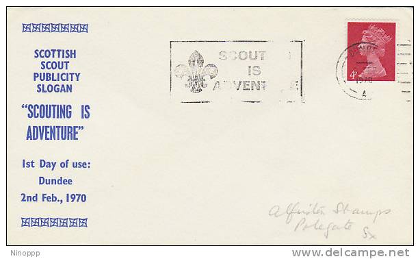 Great Britain-1970 Scouting Is Adventure,Dundee,souvenir Cover - Other & Unclassified