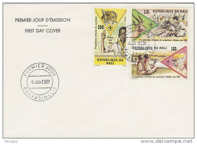 Mali-1981 4th African Conference On Scouting FDC - Other & Unclassified