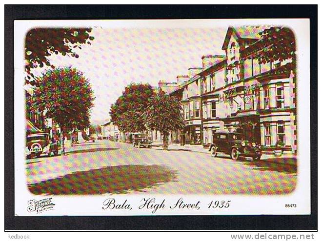 3 Postcards Bala Merionethshire Wales - High Street & White Lion Hotel - 1908 - 1913 - 1935 - Ref 402 - Merionethshire