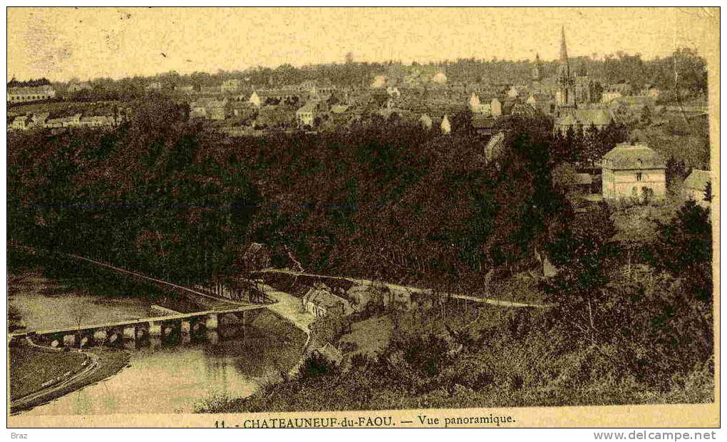 CPA Chateauneuf Du Faou - Châteauneuf-du-Faou