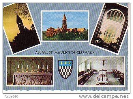 CPSM.     ABBAYE ST-MAURICE DE CLERVAUX. - Clervaux