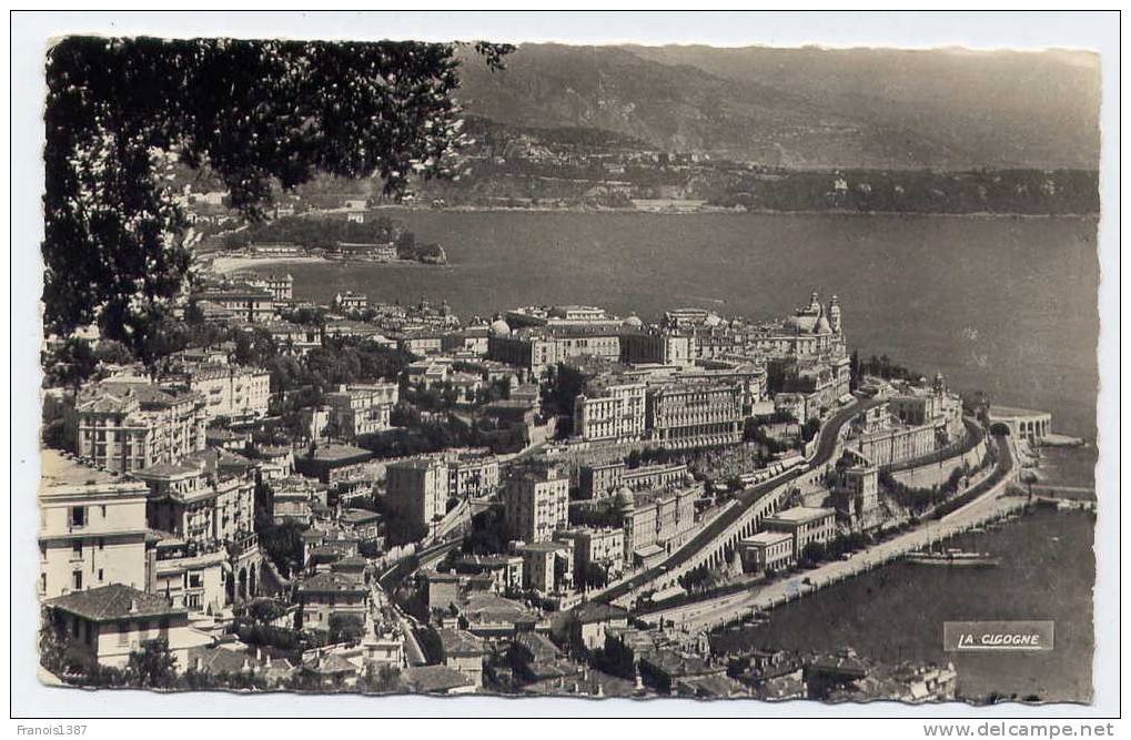 Réf 150  - MONACO - Monte Carlo - Vue Générale (1953) - Multi-vues, Vues Panoramiques