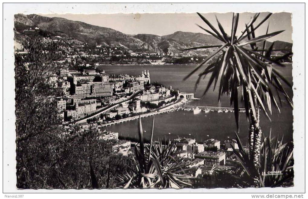 Réf 150  - MONACO - Monte Carlo - Vue Générale (1955) - Multi-vues, Vues Panoramiques