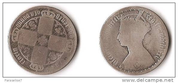 GRANDE - BRETAGNE  1 FLORIN  1871   VICTORIA   ARGENT   RARE ! - J. 1 Florin / 2 Shillings