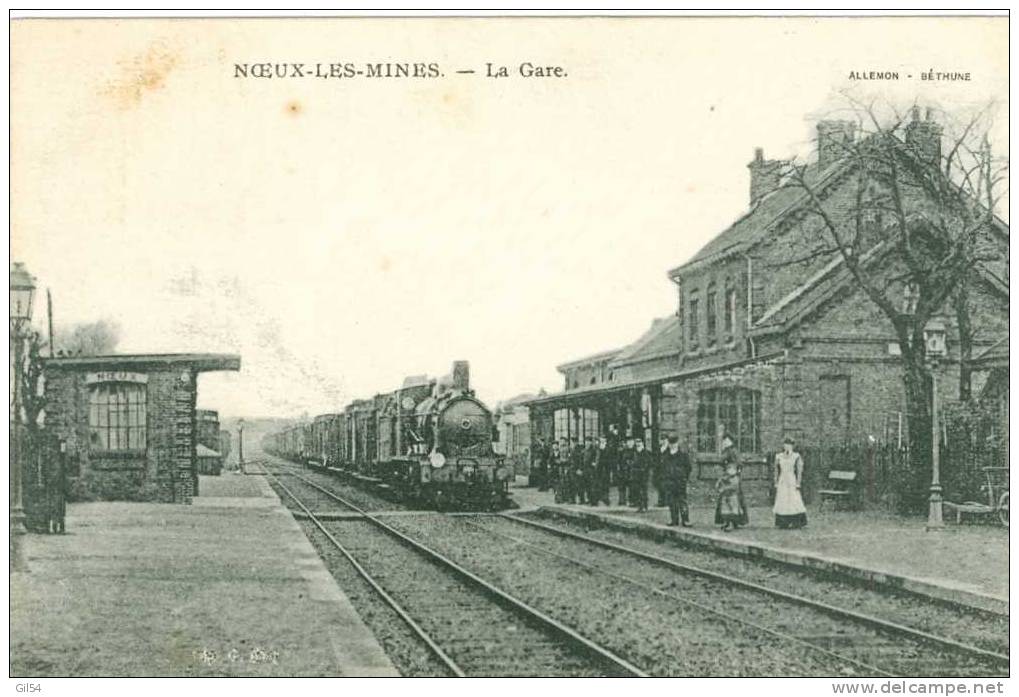 NOEUX-les-MINES (Pas-de-Calais) - La Gare         Mn137 - Noeux Les Mines