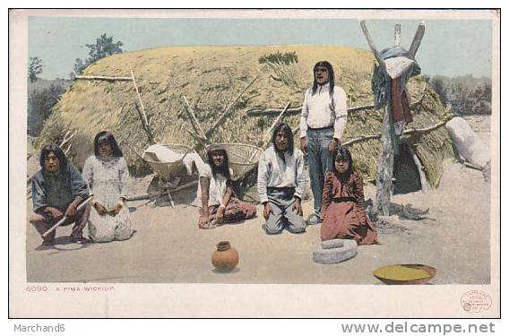 ETATS UNIS.A PIMA WICKIUP  INDIENS CAMPEMENT - USA National Parks