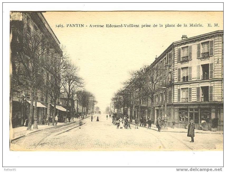 PANTIN - Avenue Edouard Vaillant Prise De La Place De La Mairie - Pantin