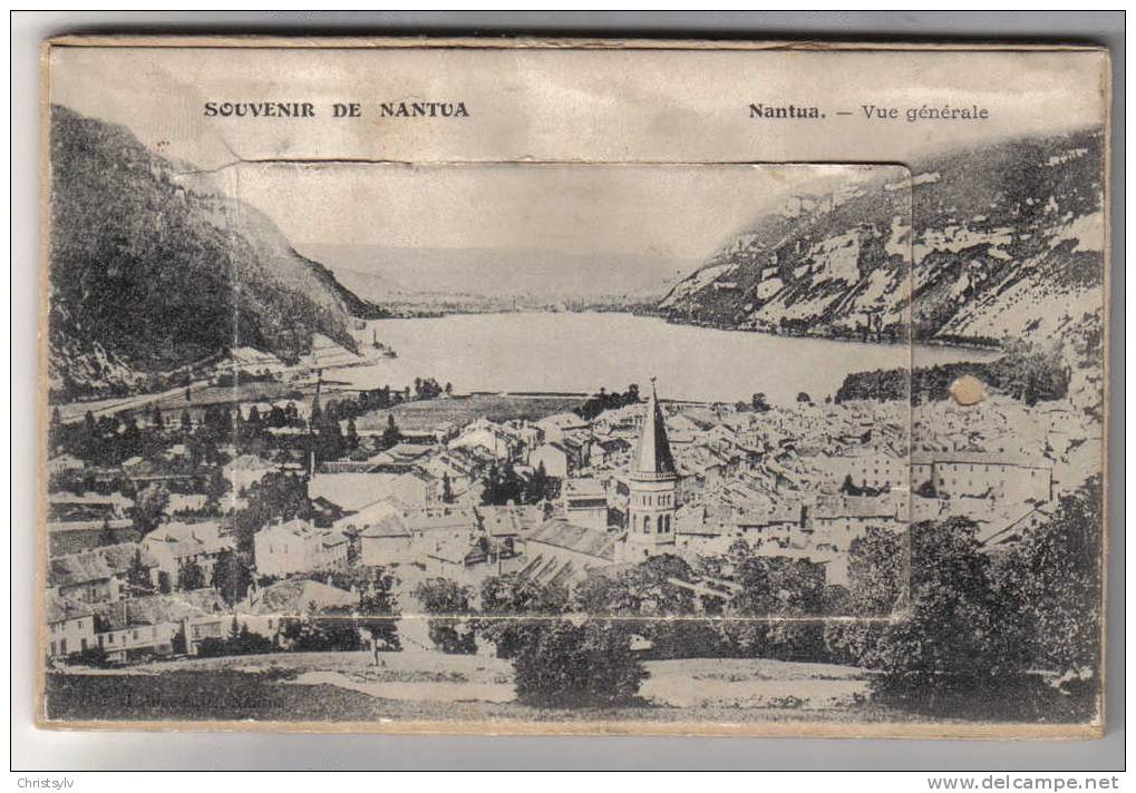 01 Carte à Système De NANTUA - Vue Générale; - Nantua