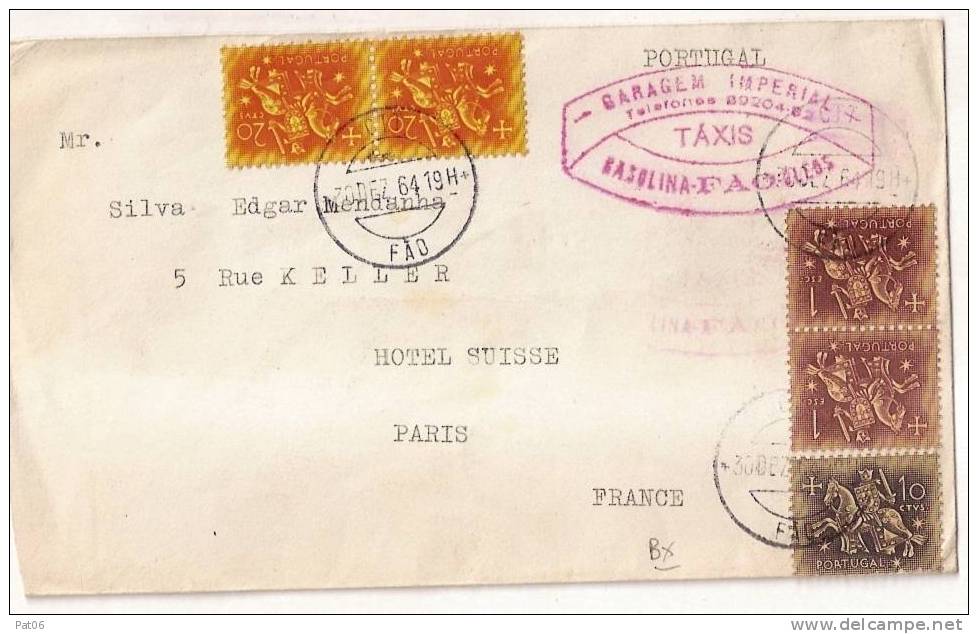 PORTUGAL  / FRANCE  PARIS - Lettres & Documents