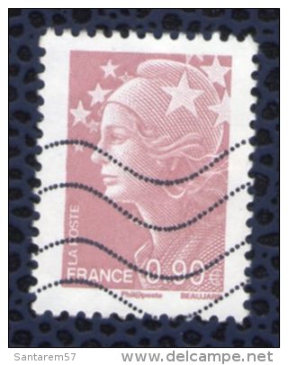 France 2009 Oblitéré Used Stamp Marianne De Beaujard 0,90 Euro Vieux Rose Y&T 4343 - 2008-2013 Marianne De Beaujard