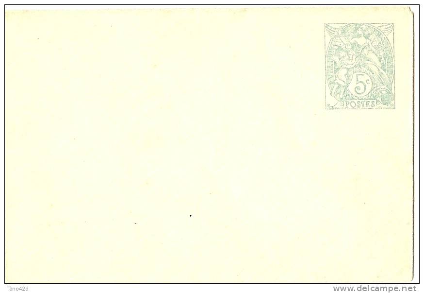 REF LBR20 - FRANCE EP ENVELOPPE TYPE BLANC 5c NEUVE DATE 342 - Standard Covers & Stamped On Demand (before 1995)