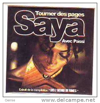 SAYA  AVEC PASSI  TOURNER DES PAGES  Cd Single - Rap & Hip Hop