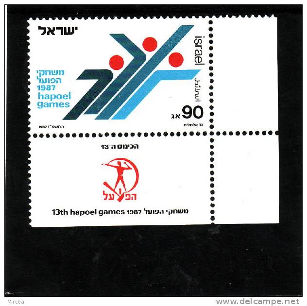 Israel, 1987, Michel 1062, Neuf** - Unused Stamps (with Tabs)
