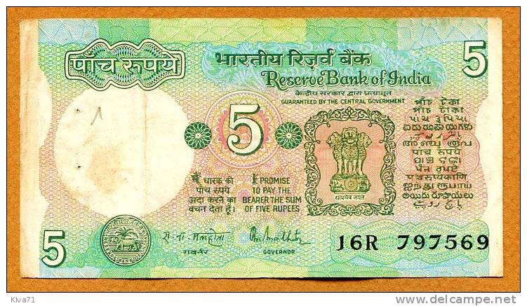 5 Rupees    "INDE"          Ro 38   39 - Indien