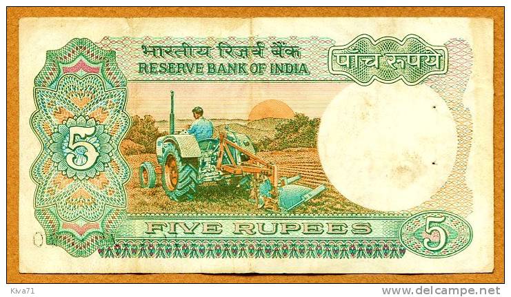 5 Rupees    "INDE"          Ro 38   39 - Indien