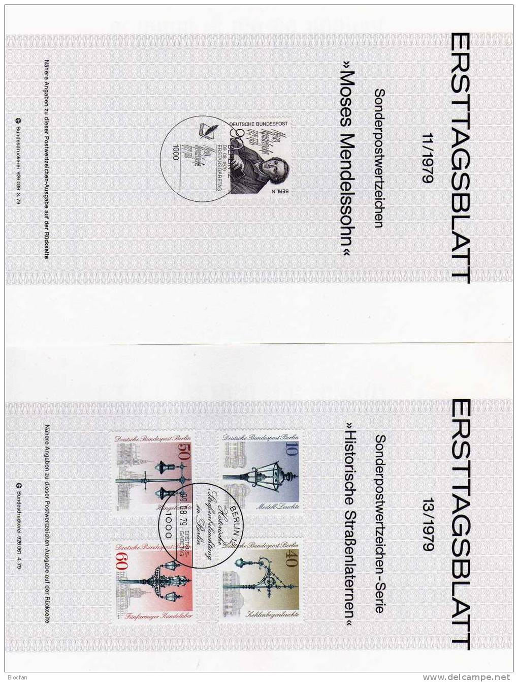 ETB III. Quartal 1979 Technik, Sport, IFA, Moses, Botanik, Laterne Berlin 584-606 SST 8€ - Brieven En Documenten