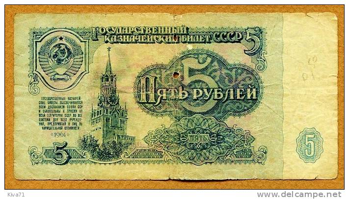 5 Roubles    "RUSSIE"       1961      Ro 49 - Rusia