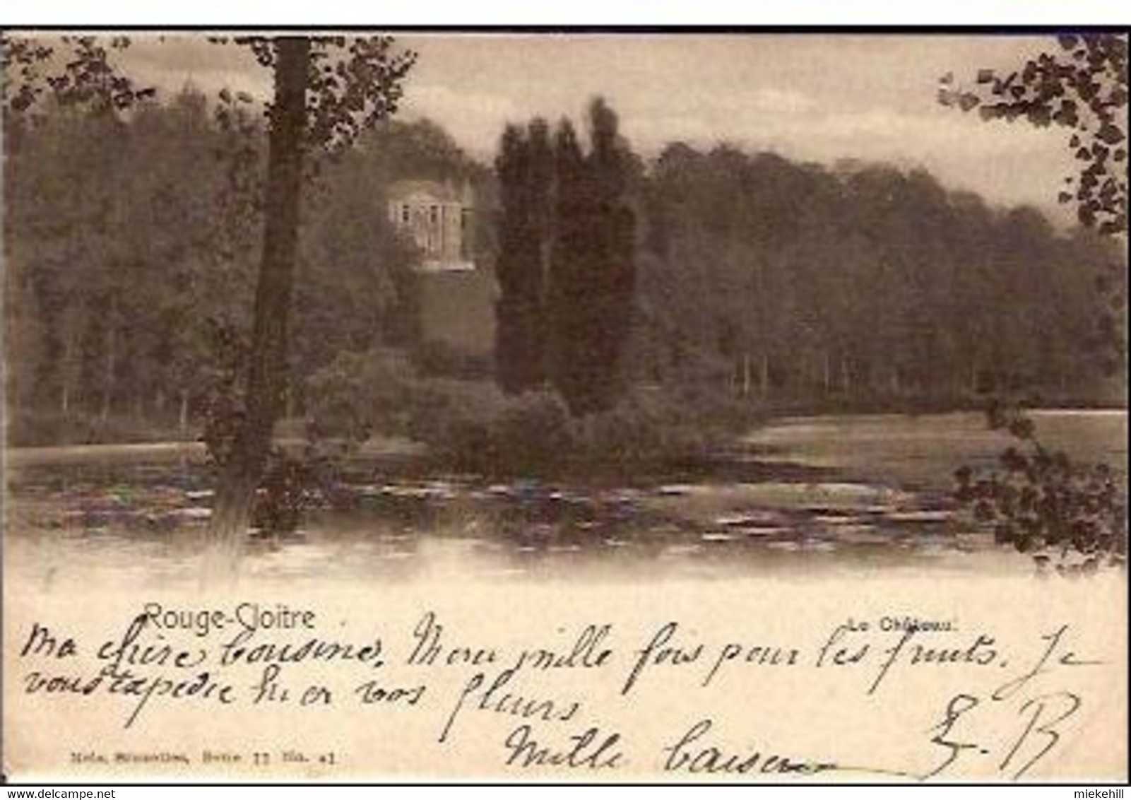 AUDERGHEM-ROUGE CLOITRE-CHATEAU-KASTEEL - Auderghem - Oudergem