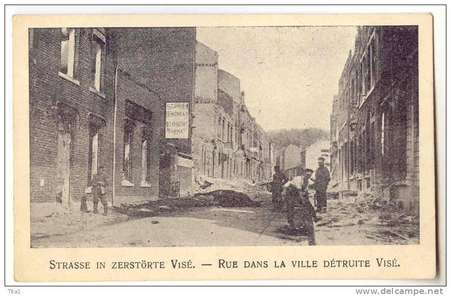 10516 - VISE - Rue Dans La Ville Détruite - Visé