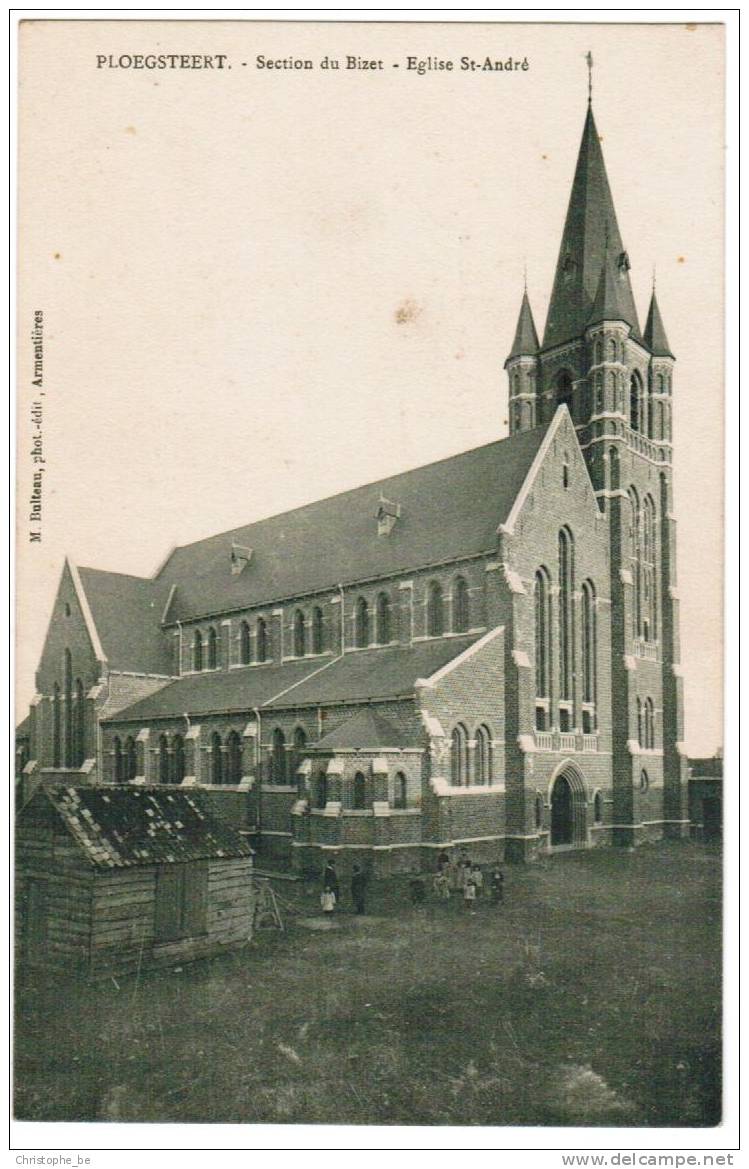 Oude Postkaart Ploegsteert Section Du Bizet Eglise St André  (pk861) - Komen-Waasten