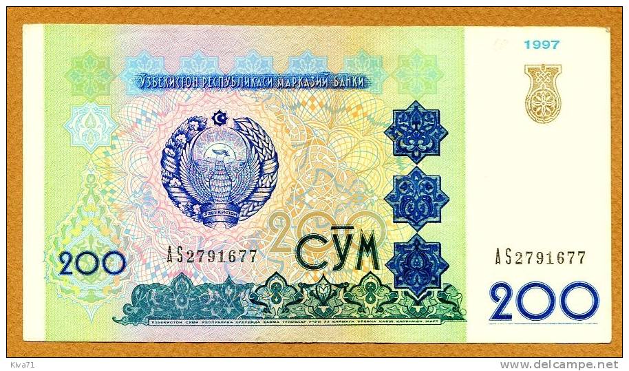 200 Sum  "OUZBEKISTAN"    1997    Ro 60 - Uzbekistán