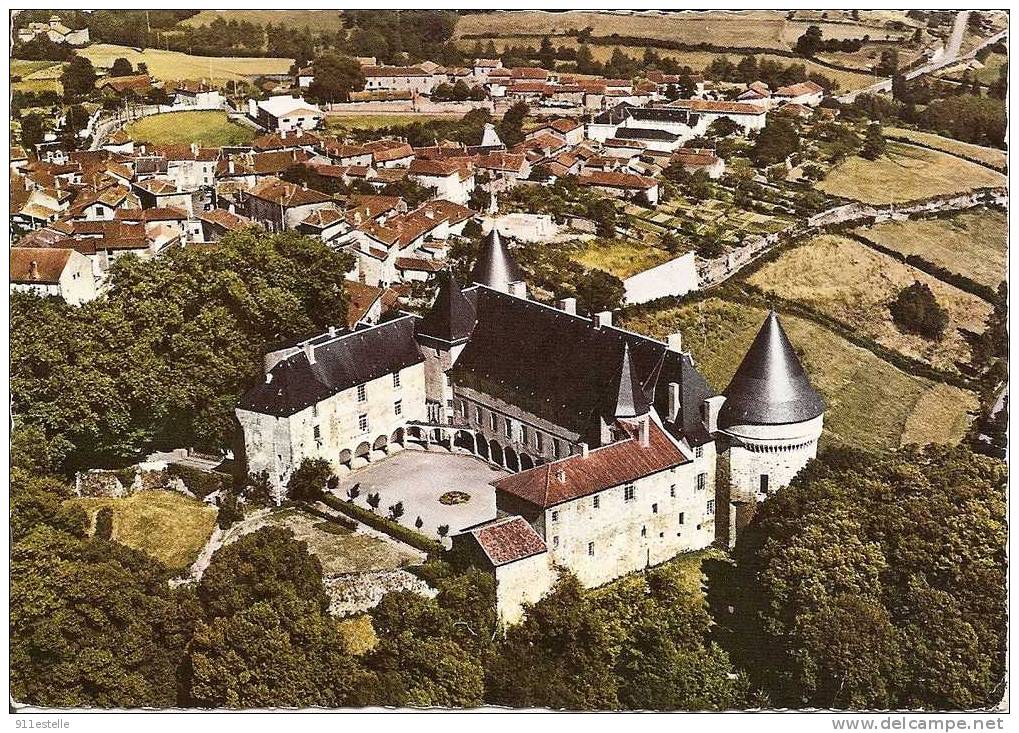 Rochechouart -vue Aérienne- Le Chateau - Rochechouart