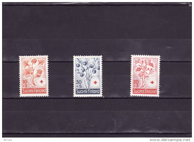 Finlande, 1958, Yv.no. 477/9, Neufs* - Neufs