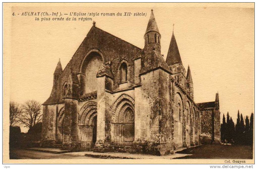 CPA-17-Charente-Mme.-AULNAY De SAINTONGE-L´Eglise 435 - Aulnay