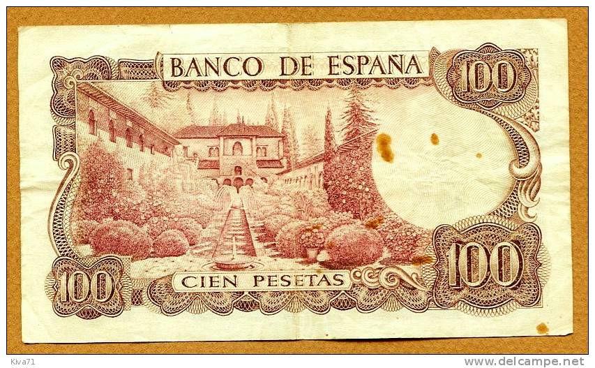 1000 Pesetas  "ESPAGNE"   17  Novembre 1970     Bc 31 - 100 Pesetas