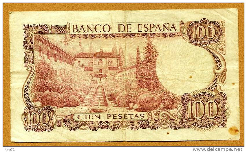 1000 Pesetas  "ESPAGNE"   17  Novembre 1970     Bc 31 - 100 Pesetas