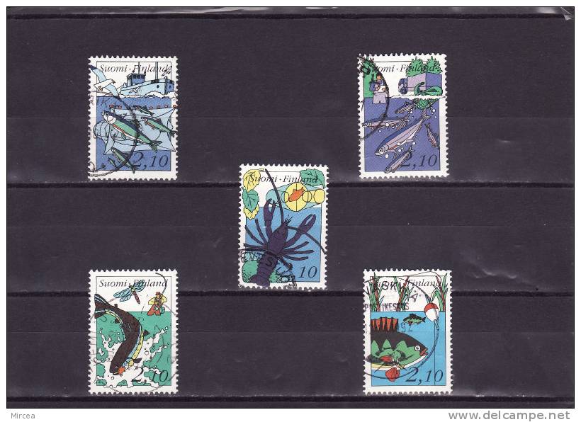 Finlande, 1991 -  Yv.no.1103/7 Obliteres(d) - Used Stamps
