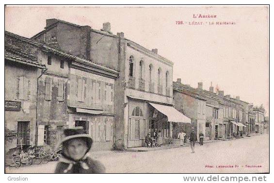 LEZAT 728 LE MERCADAL (ANIMATION) 1926 L'ARIEGE - Lezat Sur Leze