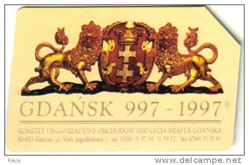 POLAND  25 U  DANZING GDANSK  EMBLEM  1000 YEARS  READ DESCRIPTION !! - Polonia