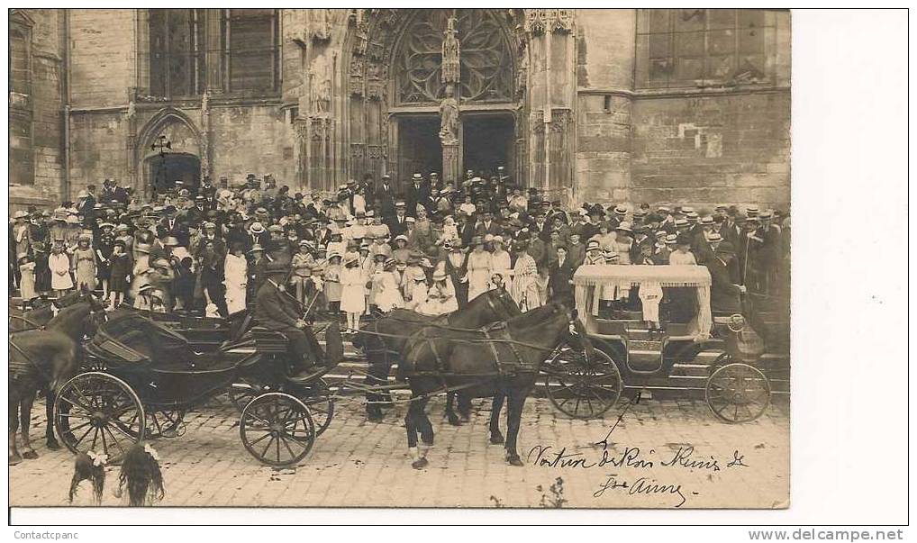 RETHEL  ( 08 )  - Carte Photo  Messe Sainte Anne - Rethel