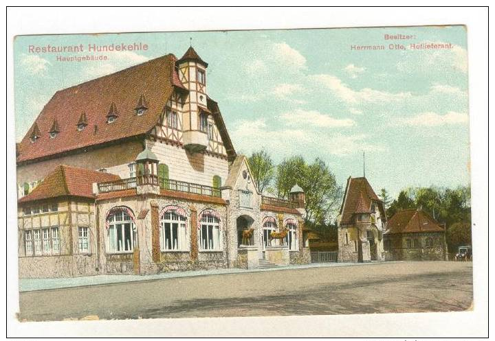 Restaurant Hundekehle,Hauptgebaude,Berlin, Germany, PU-1909 - Autres & Non Classés