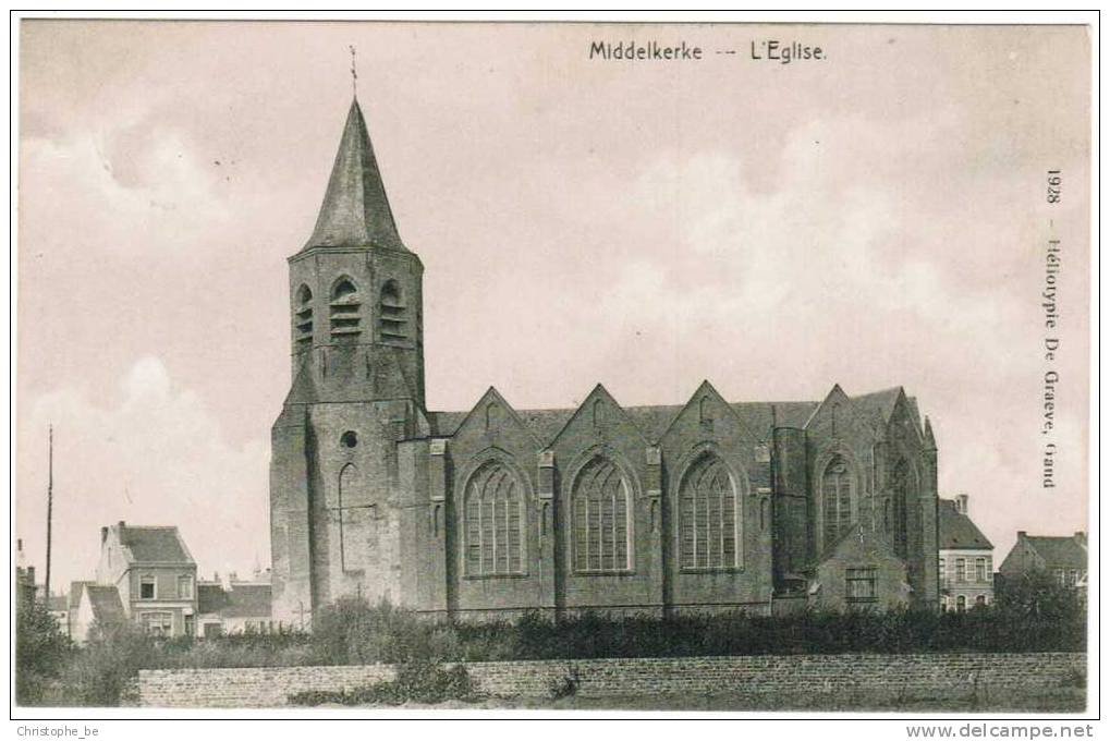 Oude Postkaart Middelkerke L´Eglise (pk872) - Middelkerke