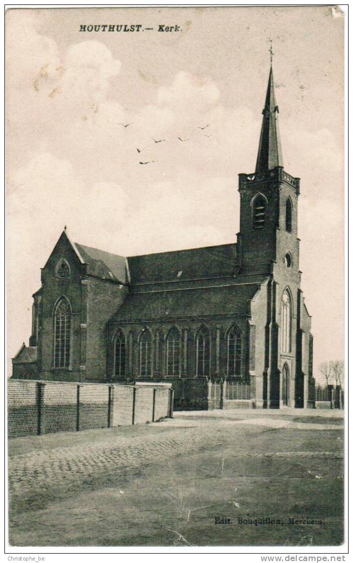 Oude Postkaart Houthulst Kerk (pk892) - Houthulst