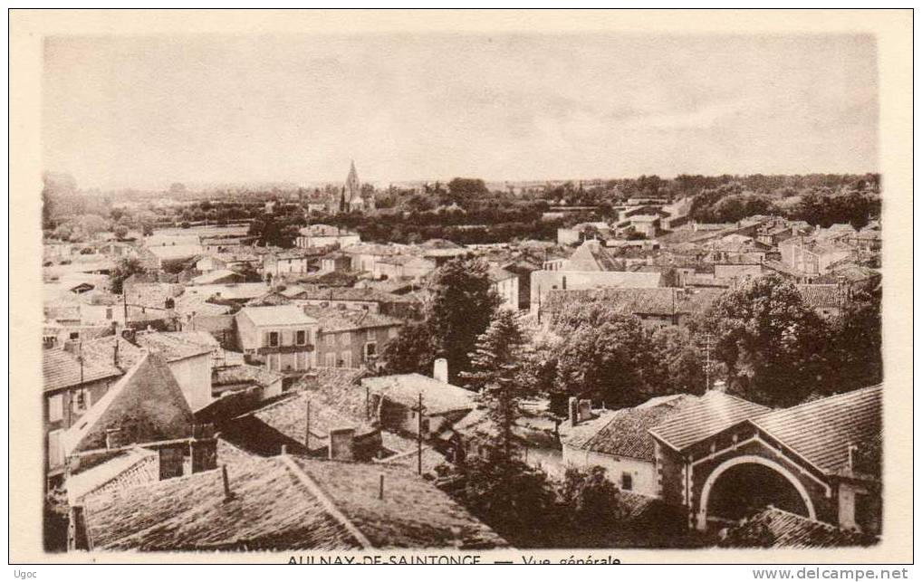 CPA-17-Charente-Mme.AULNAY De SAINTONGE- Vue Générale - 445 - Aulnay