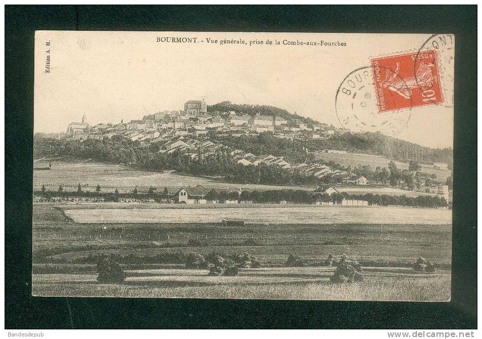 Bourmont ( Haute Marne 52) - Vue Générale Prise De La Combe Aux Fourches ( Edition A. H. Voyagé En 1909) - Bourmont