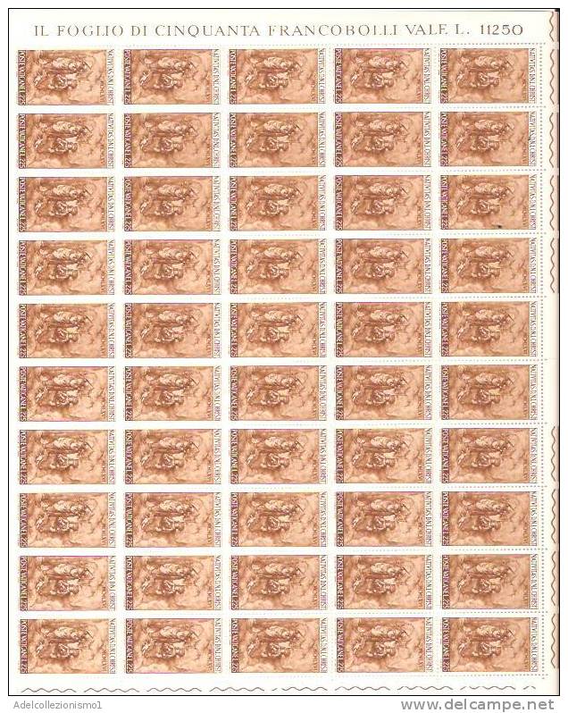 28233)n°3 Fogli Vaticane Da 50 Pz Da 225£ E 55£ E 20£ Nativitas Cristi - Unused Stamps