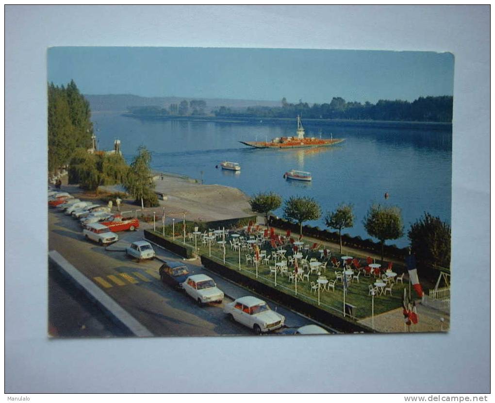 D 76 - Caudebec-en-caux - Les Quais De La Seine - Les Terrasses Le Bac - Caudebec-en-Caux