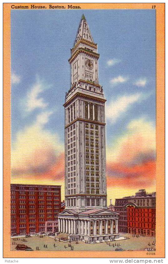 Boston Mass. - Custom House - 1950s - Gratte-Ciel Architecture - Non Circulée - Unused - Boston