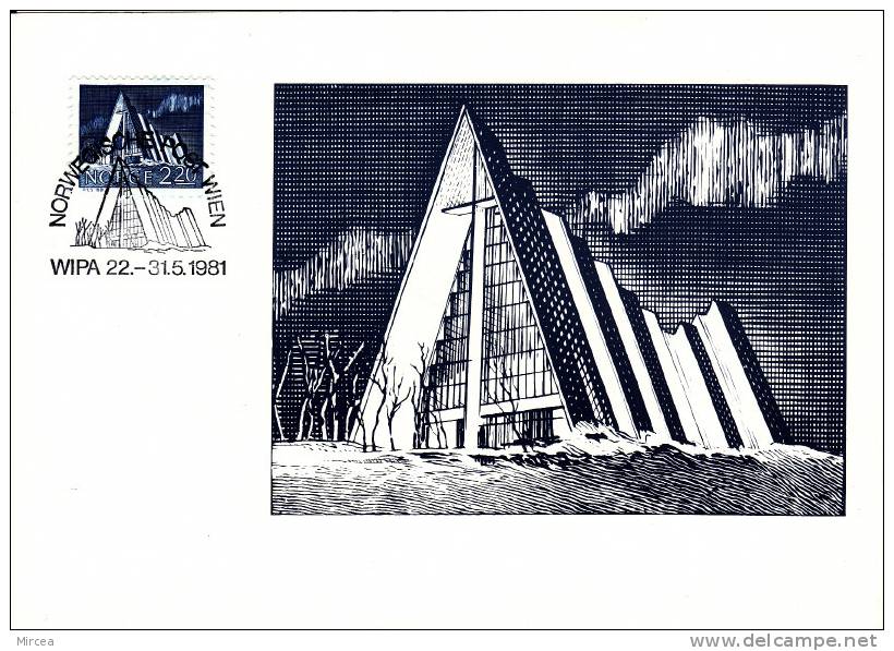268 - Norvege 1981 -  Carte-Maximum, Tourism - Maximum Cards & Covers