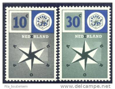 Nederland - Pays-Bas : 1957 (**) : Set 2v  : NVPH : 700-701  - Yvert : 678-679  "Europa 1957" - 1957