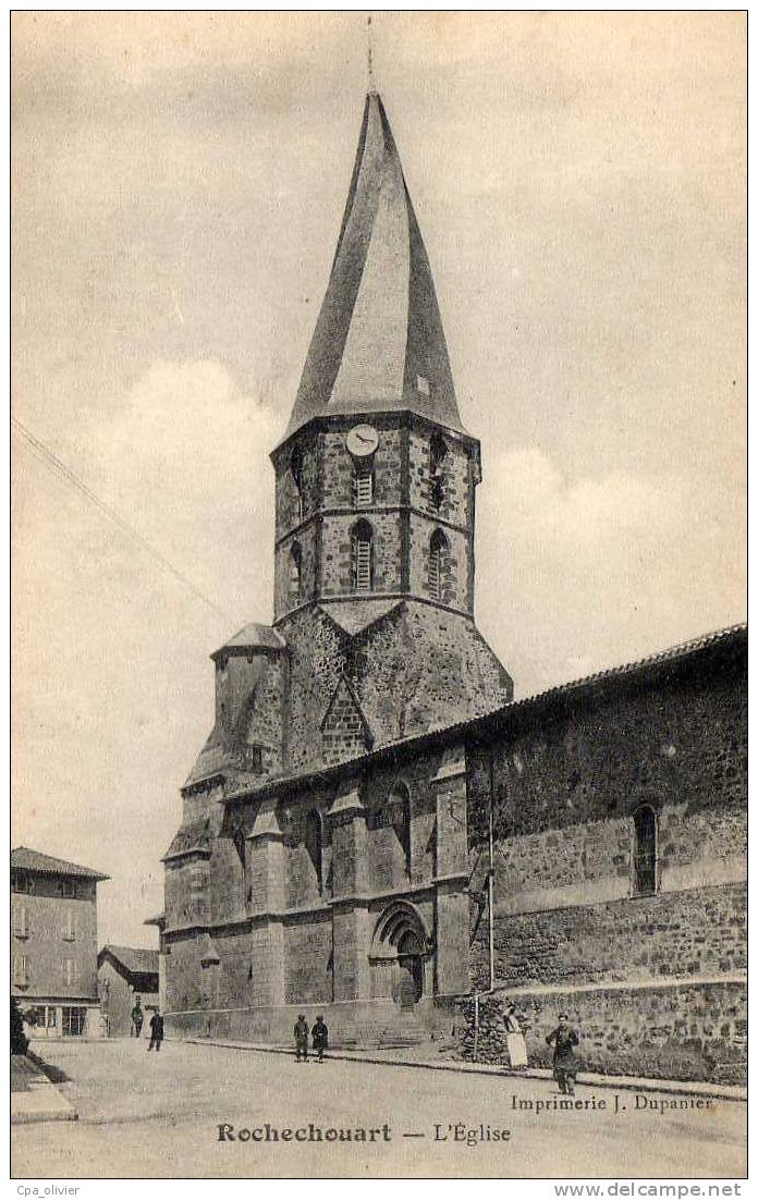 87 ROCHECHOUART Eglise, Clocher Tors, Ed Dupanier, 1915 - Rochechouart