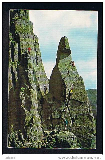 Good Image Postcard Climbing The Needle Great Gable Lake District Cumbria - Sport Theme - Ref 404 - Escalada